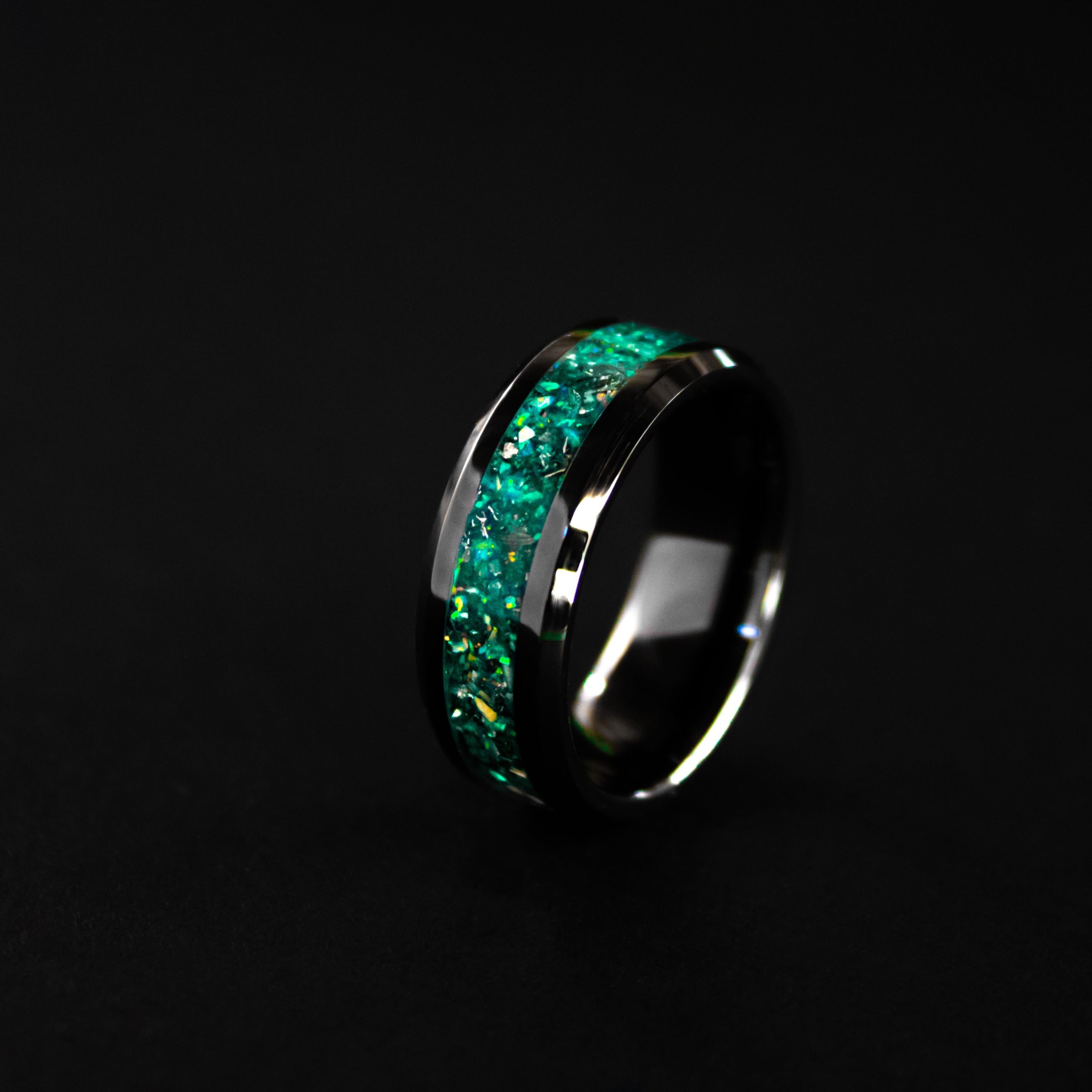 triceratops-teal-glow-fossil-meteorite-teal-opal-glow-ceramic-ring