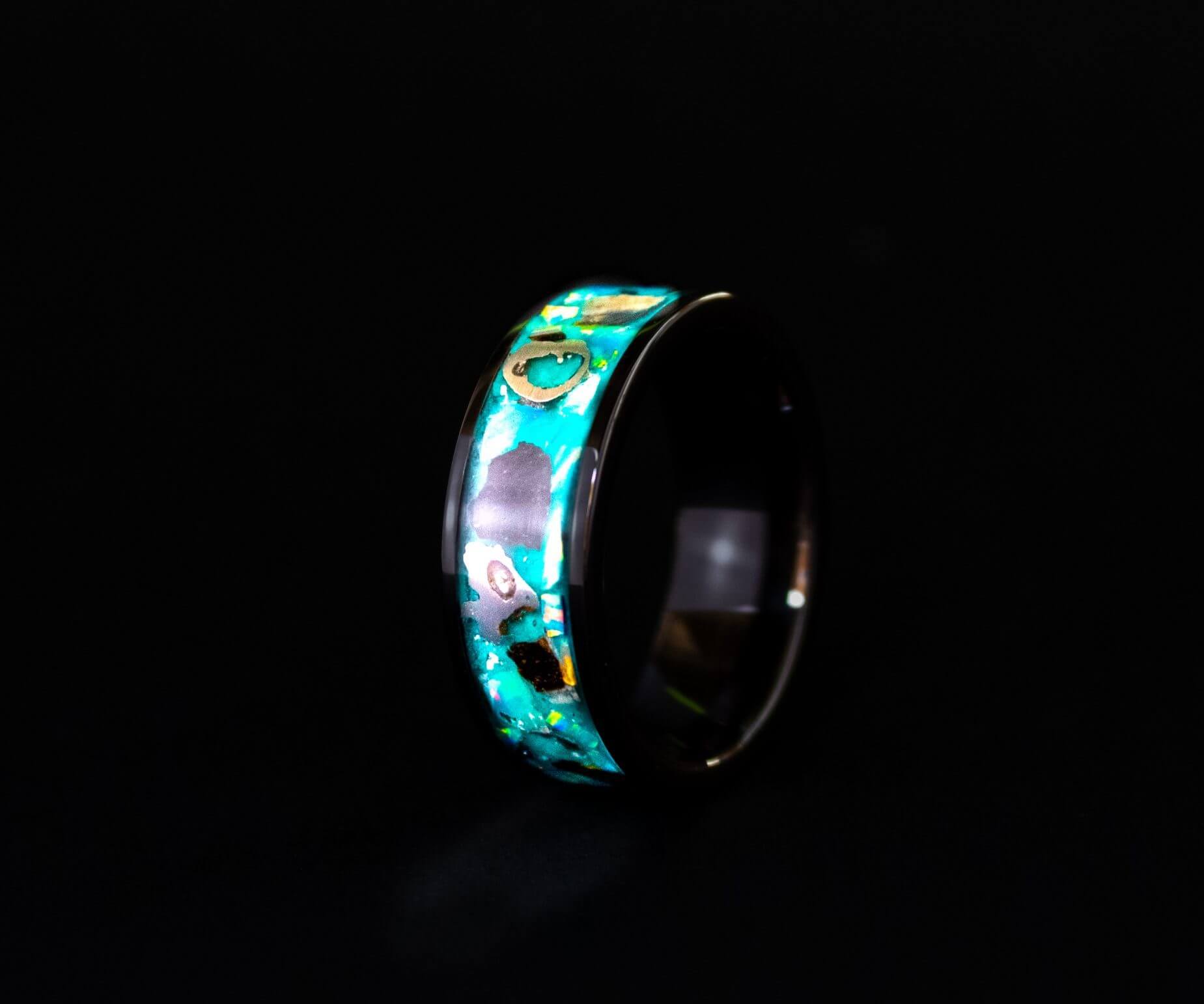 Meteorite Megalodon Ring | Space Age Rings