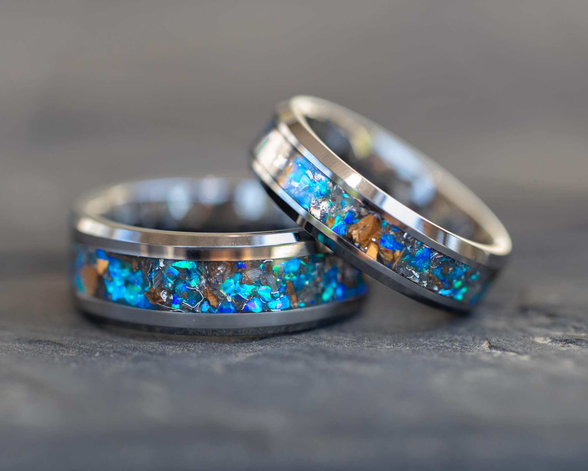 Couples TRex Rings | Space Age Rings